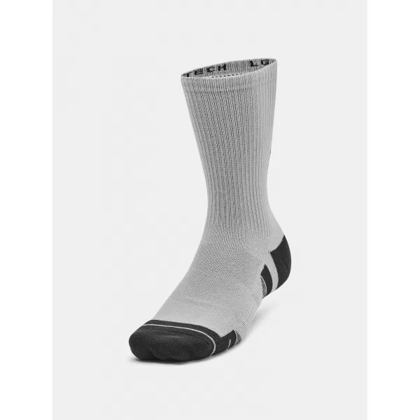  Чорапи UNDER ARMOUR PERFORMANCE TECH CREW (3 PÁRY) 1379512-011 СИВО 