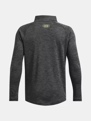 Момчешка тениска UNDER ARMOUR TECH TEXTURED 1/2 ZIP 1382791-025 СИВО