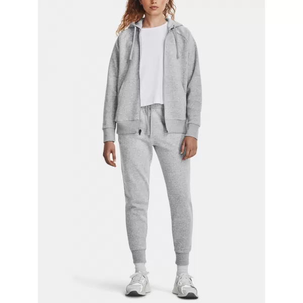  Дамски суичър UNDER ARMOUR RIVAL FLEECE FZ HOODIE 1379497-012 СИВО 