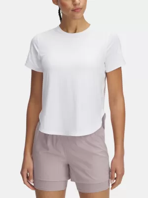 Дамска тениска UNDER ARMOUR LAUNCH ELITE SHORTSLEEVE 1389564-100 БЯЛО