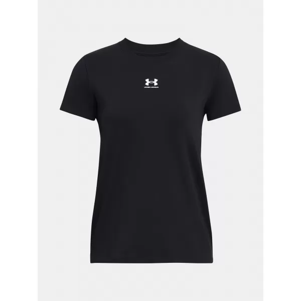 Дамска тениска UNDER ARMOUR CAMPUS CORE SS 1383648-001 ЧЕРЕН 