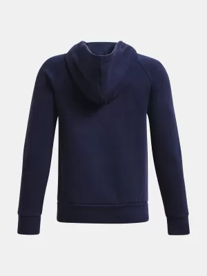 Суичър за момче UNDER ARMOUR RIVAL FLEECE FZ HOODIE 1379794-410 СИНЬО