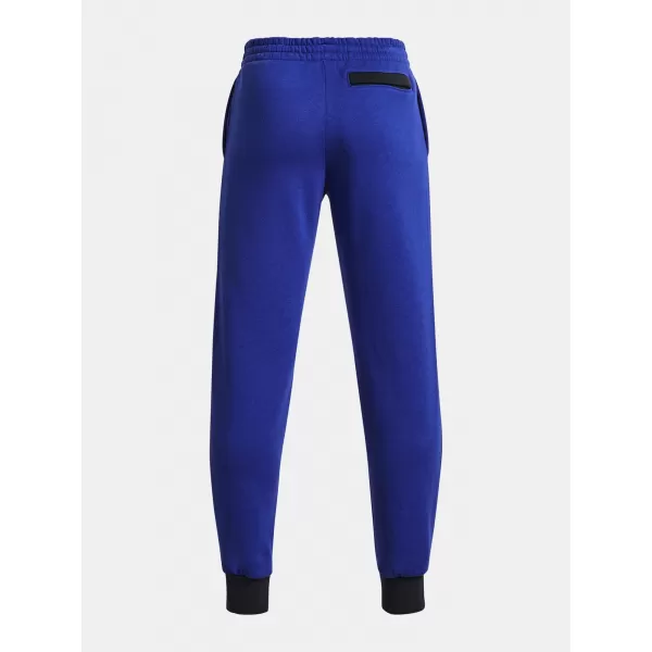  Спортни панталони за момчета UNDER ARMOUR RIVAL FLEECE SCRIPT JGRS 1379789-400 СИНЬО 