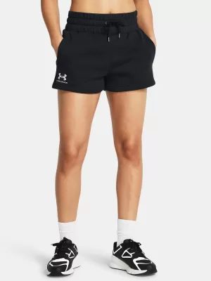 Дамски шорти UNDER ARMOUR ICON FLEECE BOXER SHORTS 1382725-001 ЧЕРЕН