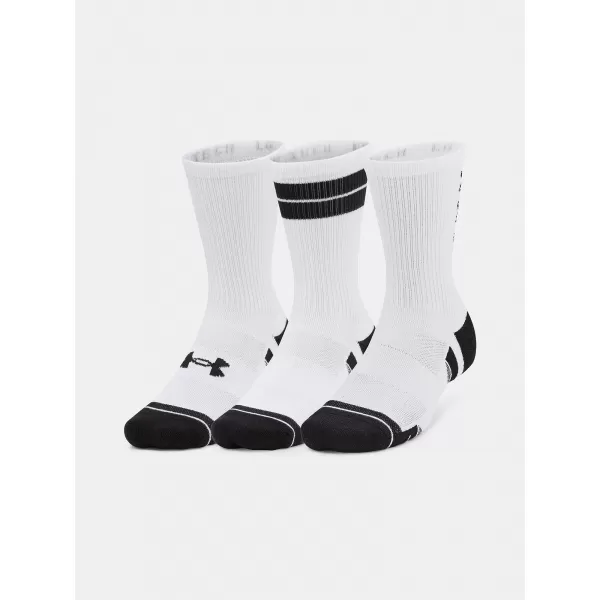  Чорапи UNDER ARMOUR PERF TECH NOV CREW (3 PÁRY) 1379515-101 БЯЛО 