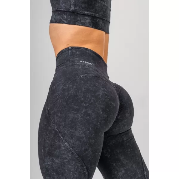  Изпрани клинове с висока талия GYM WARRIOR 776 BLACK Nebbia 