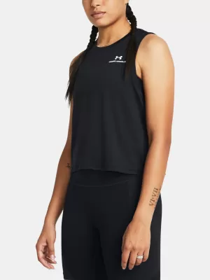 Дамски потник UNDER ARMOUR VANISH ENERGY CROP TANK 1383654-001 ЧЕРЕН
