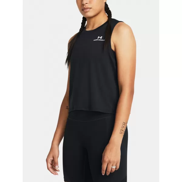  Дамски потник UNDER ARMOUR VANISH ENERGY CROP TANK 1383654-001 ЧЕРЕН 