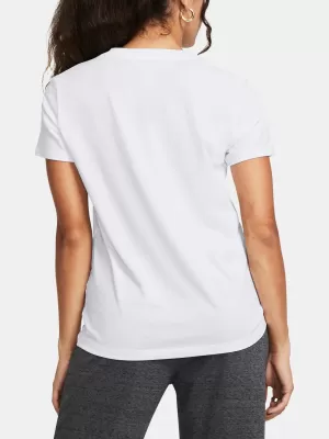 Дамска тениска UNDER ARMOUR CAMPUS CORE SS 1383648-100 БЯЛО