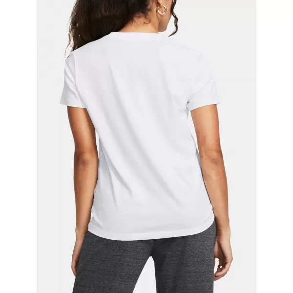  Дамска тениска UNDER ARMOUR CAMPUS CORE SS 1383648-100 БЯЛО 