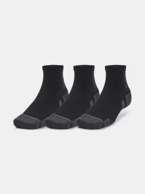 Чорапи UNDER ARMOUR PERFORMANCE TECH QTR (3 PÁRY) 1379510-001 ЧЕРЕН