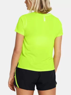 Дамска тениска UNDER ARMOUR LAUNCH SHORTSLEEVE 1382434-731 ЗЕЛЕНО