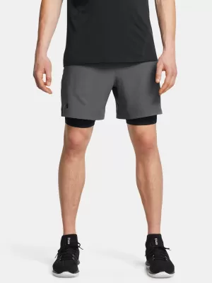 Мъжки шорти UNDER ARMOUR VANISH WOVEN 2IN1 STS 1373764-025 СИВО