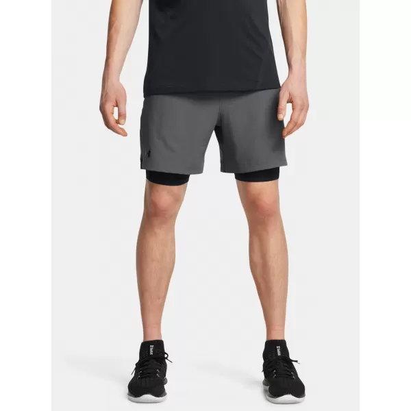  Мъжки шорти UNDER ARMOUR VANISH WOVEN 2IN1 STS 1373764-025 СИВО 