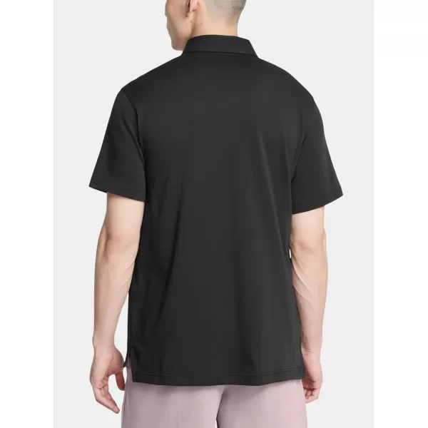  Мъжка тениска UNDER ARMOUR ICON POLO 1386608-001 ЧЕРЕН 