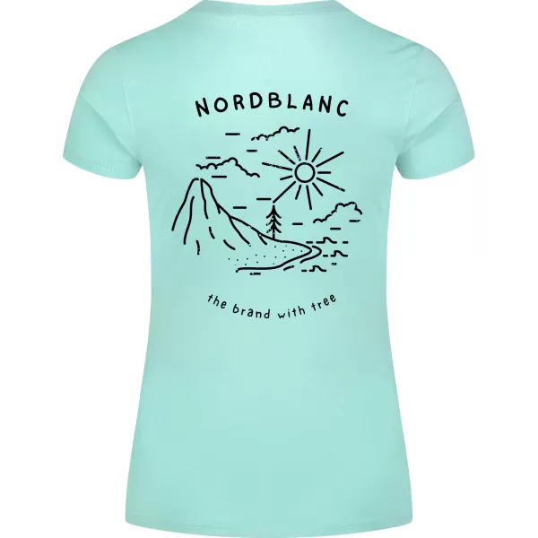  Дамска тениска NORDBLANC INTERSECT NBSLT8179 СВЕТЛО СИНЬО 