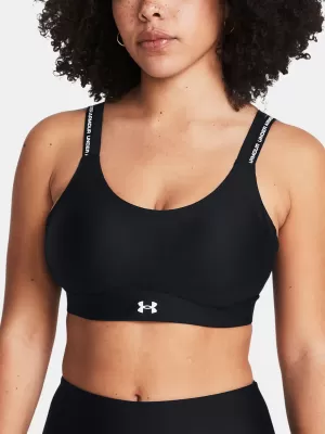 Дамски сутиен UNDER ARMOUR INFINITY MID 2.0 RIB BRA 1385433-001 ЧЕРЕН