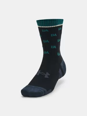 Чорапи UNDER ARMOUR PERF COTTON NOV MID (2 PÁRY) 1379534-002 ЧЕРЕН