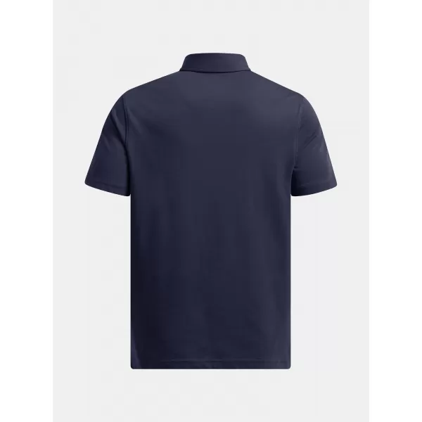  Мъжка тениска UNDER ARMOUR ICON POLO 1386608-410 СИНЬО 