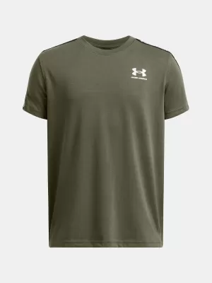 Момчешка тениска UNDER ARMOUR B ICON TAPED SS 6001583-390 ЗЕЛЕНО