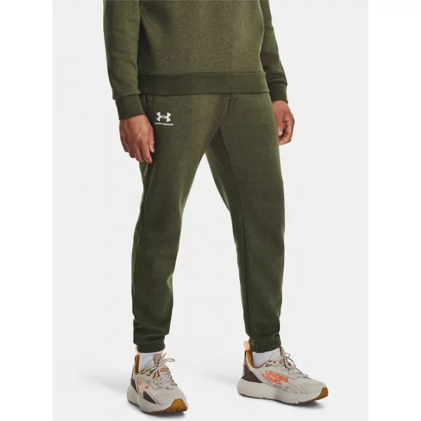  Мъжки спортен панталон UNDER ARMOUR ESSENTIAL FLEECE JOGGER 1373882-391 ЗЕЛЕНО 