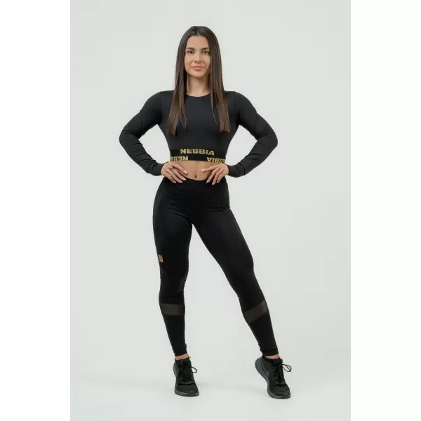  Дамски оформящ клин с лицеви опори INTENSE Heart-Shaped 843 BLACK/GOLD Nebbia 