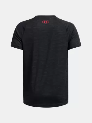 Момчешка тениска UNDER ARMOUR TECH TEXTURED SS 1382790-003 ЧЕРЕН