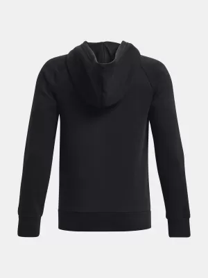 Суичър за момче UNDER ARMOUR RIVAL FLEECE FZ HOODIE 1379794-001 ЧЕРЕН