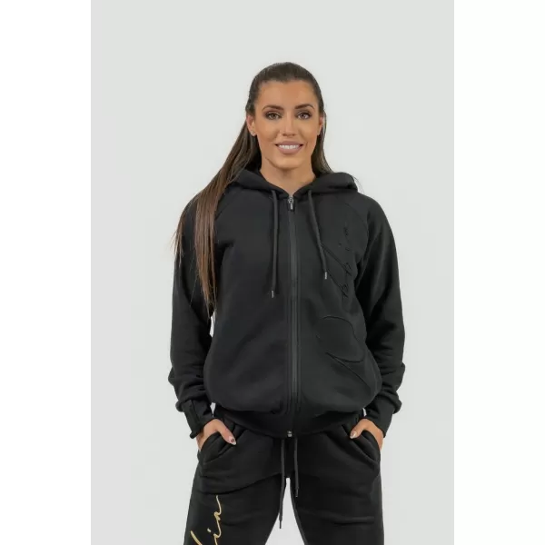  Дамско спортно суичър INTENSE Signature 845 BLACK Nebbia 