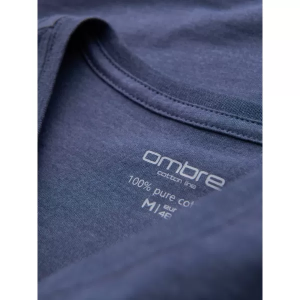  Риза OMBRE OM-TSBS-0237 СИН МЕЛАНЖ 