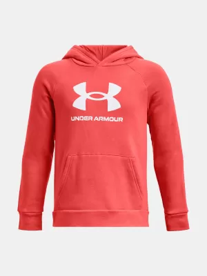 Суичър за момче UNDER ARMOUR RIVAL FLEECE BL HOODIE 1379791-690 ЧЕРВЕНО