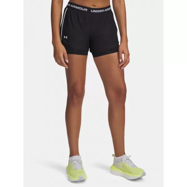  Дамски шорти UNDER ARMOUR TECH PLAY UP 2IN1 SHORTS 1389895-001 ЧЕРЕН 