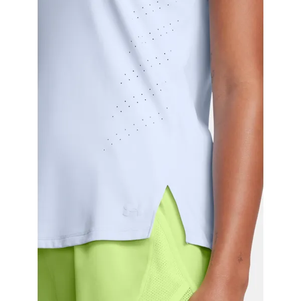 Дамска тениска UNDER ARMOUR LAUNCH ELITE SHORTSLEEVE 1383364-464 СИНЬО 