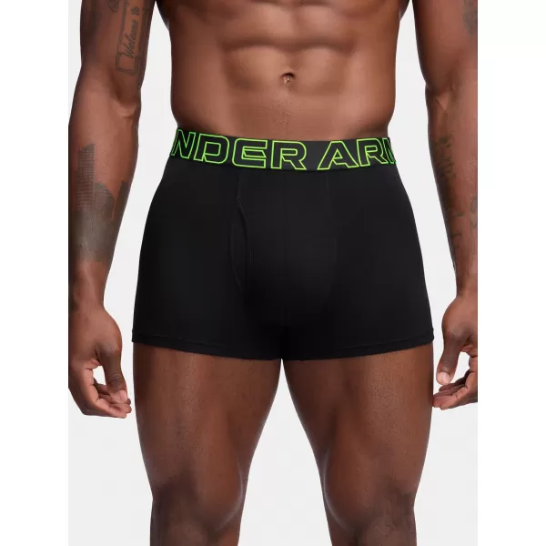  Мъжки боксерки UNDER ARMOUR M PERF COTTON 3IN (3KS) 1383891-004 ЧЕРЕН 