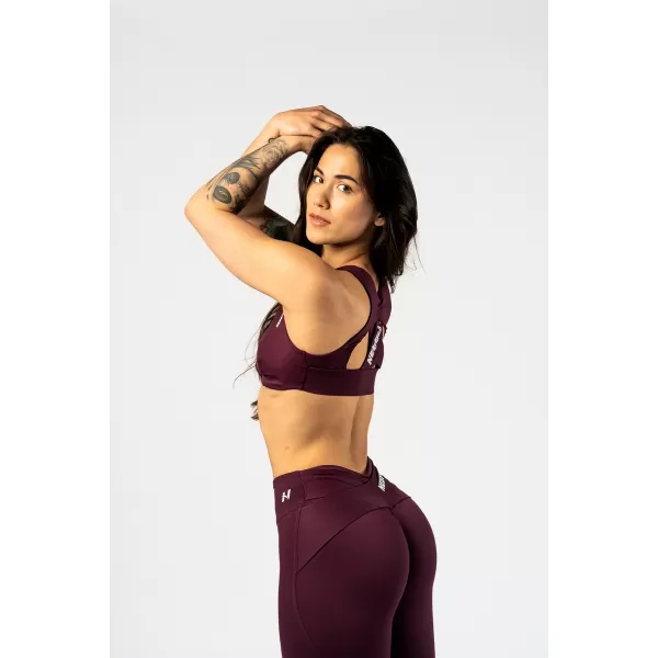  Спортен сутиен STRONG BEAUTY 424 ТЪМНО ЧЕРВЕН Nebbia 
