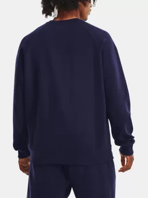 Мъжки суичър UNDER ARMOUR RIVAL FLEECE CREW 1379755-410 СИНЬО
