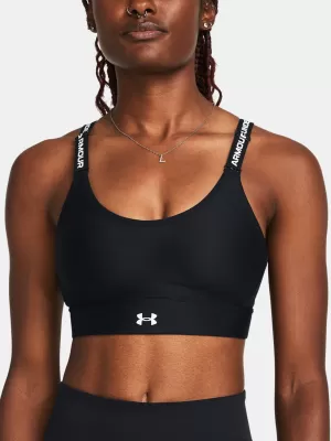 Дамски сутиен UNDER ARMOUR INFINITY MID 2.0 BRA 1384123-001 ЧЕРЕН