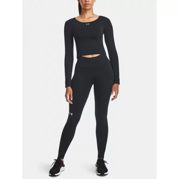  Дамска тениска UNDER ARMOUR TRAIN SEAMLESS LS 1379150-001 ЧЕРЕН 