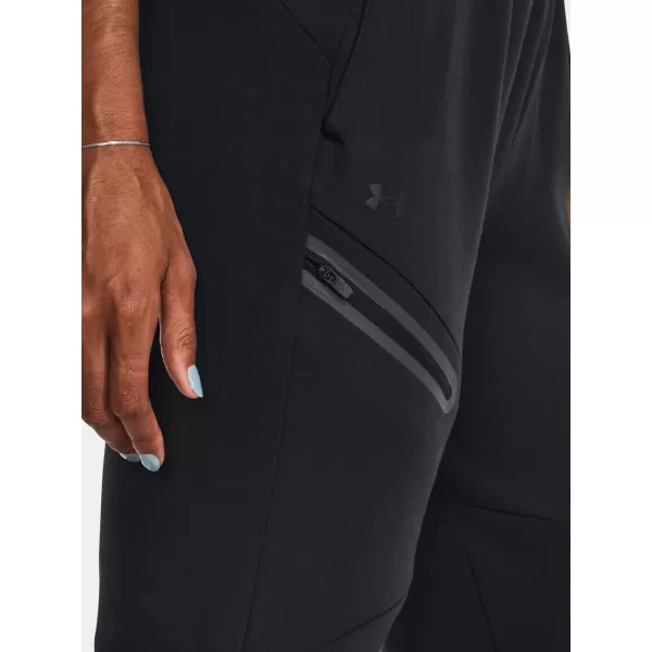  Дамски спортен панталон UNDER ARMOUR UNSTOPPABLE FLC JOGGER 1379846-001 ЧЕРЕН 