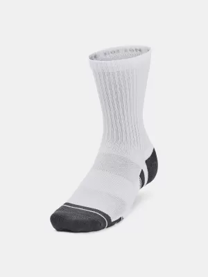 Чорапи UNDER ARMOUR PERFORMANCE COTTON 3P MID 1379530-100 БЯЛО