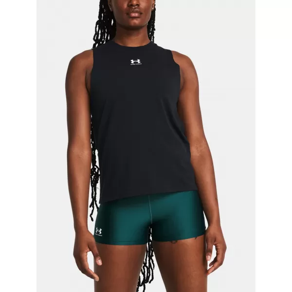  Дамски потник UNDER ARMOUR CAMPUS MUSCLE TANK 1383659-001 ЧЕРЕН 