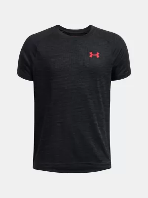Момчешка тениска UNDER ARMOUR TECH TEXTURED SS 1382790-003 ЧЕРЕН