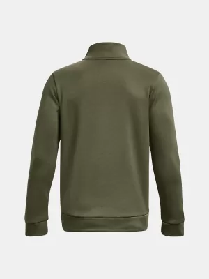 Суичър за момче UNDER ARMOUR ARMOUR FLEECE 1/4 ZIP 1373559-390 ЗЕЛЕНО