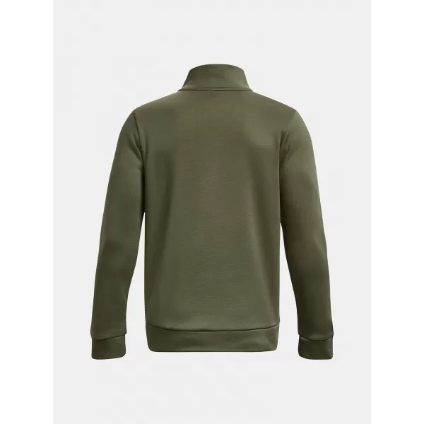  Суичър за момче UNDER ARMOUR ARMOUR FLEECE 1/4 ZIP 1373559-390 ЗЕЛЕНО 