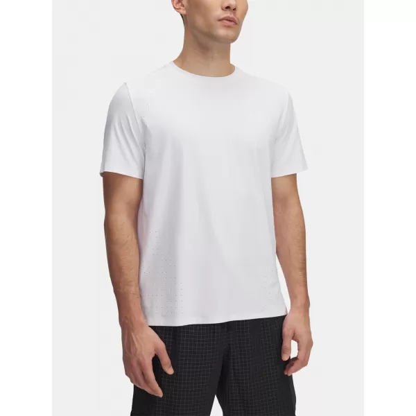  Мъжка тениска UNDER ARMOUR LAUNCH ELITE SHORTSLEEVE 1389802-100 БЯЛО 