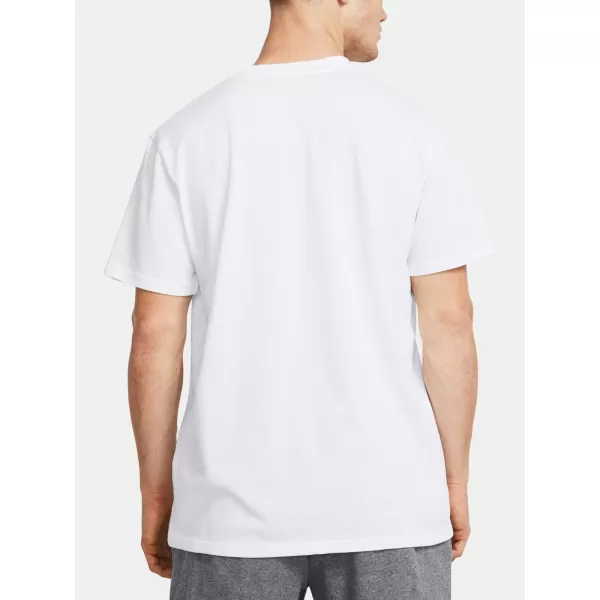  Мъжка тениска UNDER ARMOUR HW ARMOUR LABEL SS 1382831-100 БЯЛО 