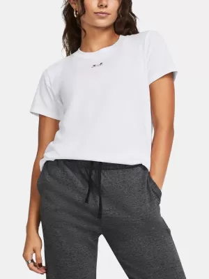 Дамска тениска UNDER ARMOUR CAMPUS CORE SS 1383648-100 БЯЛО