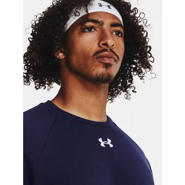  Мъжки суичър UNDER ARMOUR RIVAL FLEECE CREW 1379755-410 СИНЬО 