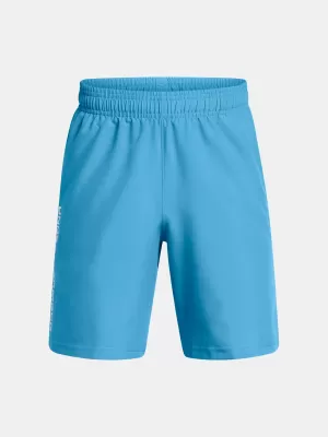 Къси панталонки за момчета UNDER ARMOUR TECH WOVEN WORDMARK SHORT 1383341-452 СИНЬО