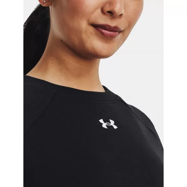  Дамски суичър UNDER ARMOUR RIVAL FLEECE CREW 1379508-001 ЧЕРЕН 